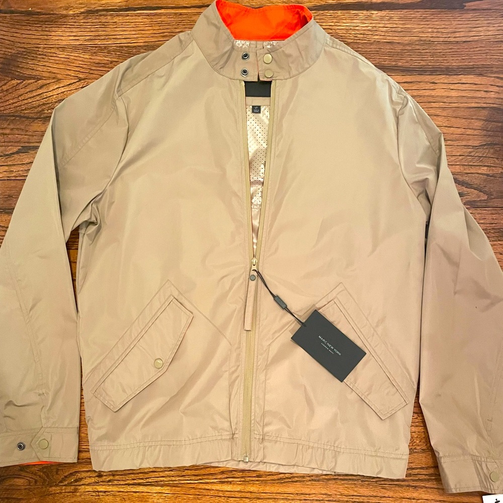 MARC NEW YORK Mens Jacket/ Size:LT (LargeTall)/Color:Tan /Brand New/ Never worn